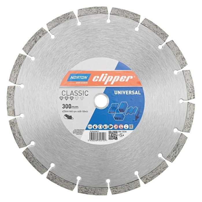 Norton - Disc diamant Classic Universal, 300x20mm [70184626811]