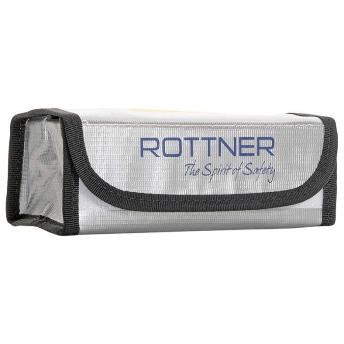 Rottner Security - Geanta pentru baterii rottner lipo safe argintiu, ignifuga [T06473]