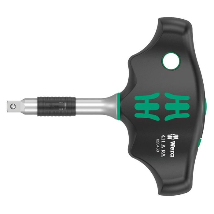 Maner cu clichet Wera pentru cap cheie tubulara 1/4" 