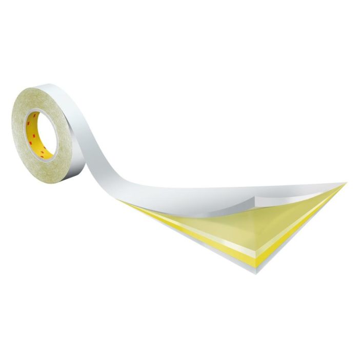 Banda dublu adeziva pentru covor 3M 9195, transparenta, 50mm, 25m