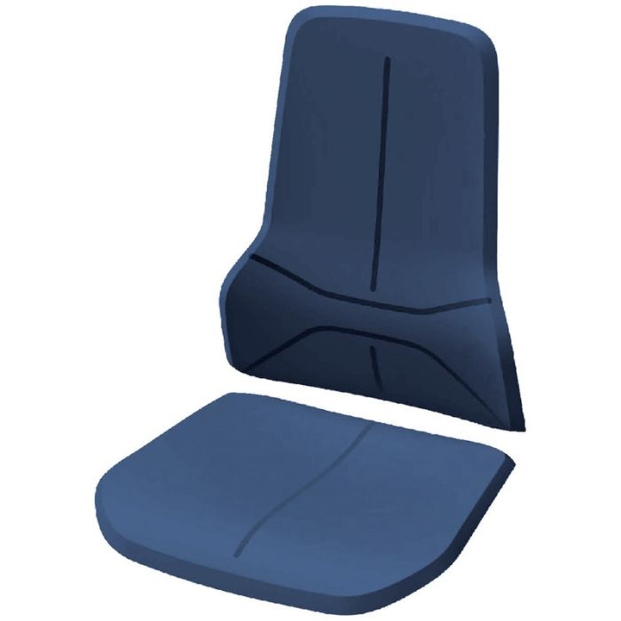Bimos - Element de tapiterie din stofa albastra pentru scaunul de lucru neon [9588-6802]