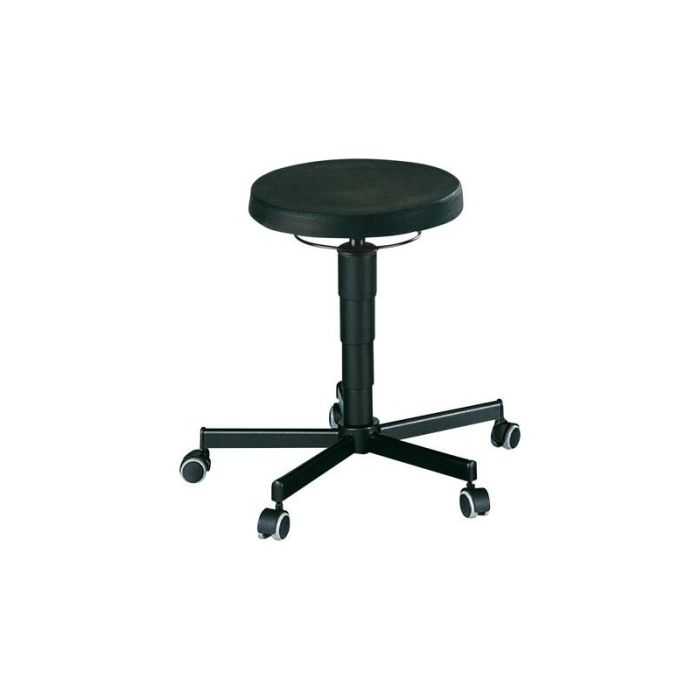 Bimos - Scaun pivotant 9468-2000 spuma integrala neagra inaltime scaun 460-630 mm cu roti [4016849287171]