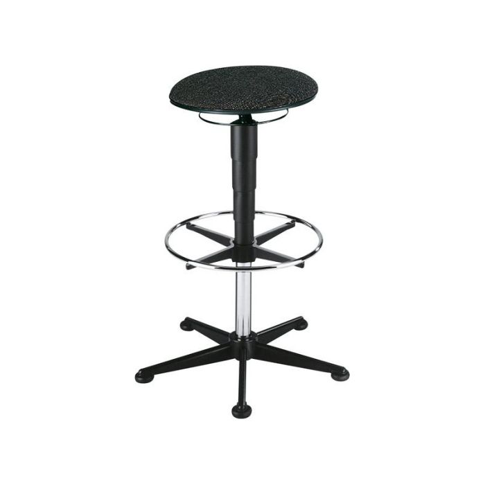 bimos - Scaun pivotant 9469-6801 scaun din material antracit inaltimea scaunului 570-850 mm cu glisiere si inel pentru picioare [9469-6801]