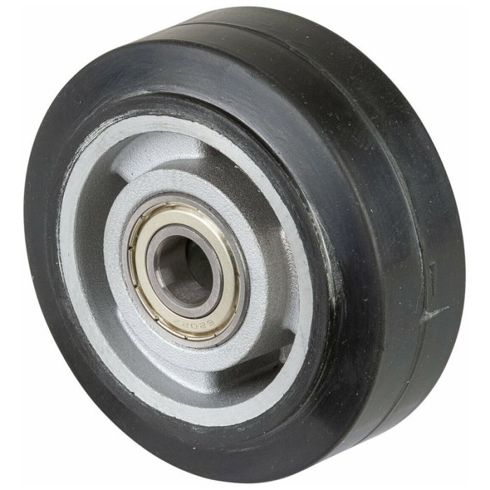 BS ROLLEN - Roata cauciuc 125/40mm, negru, aluminiu [B80.127]