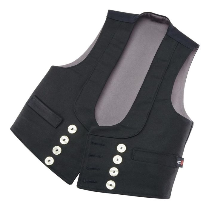 FHB - Vesta de breasla detlef, sfoara dublu pilot, neagra, marime 50 [70016-20-50]