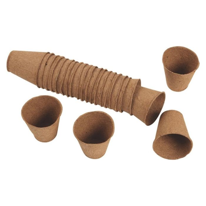 FLORAWORLD - Ghivece de crestere 6cm 24 bucati rotunde [FL10844]