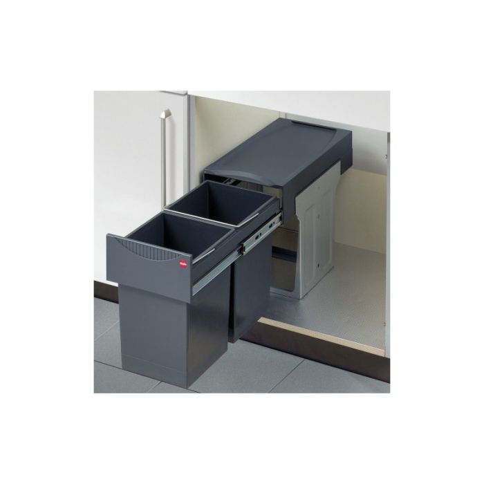 FORMAT - Sistem de gunoi tandem 2x15l. pentru usa rotativa si/gr t. [3666-10]