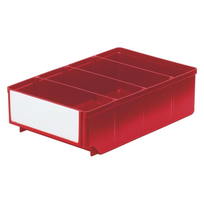 LA-KA-PE - Eticheta alba pentru cutie raft b186 mm, pachet de 8. [RK186Etik]