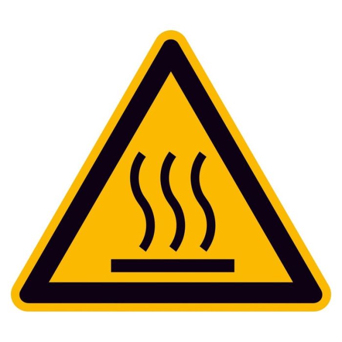 No Name - Indicator de avertizare aluminiu SL 100mm, suprafete fierbinti [4044589006783]