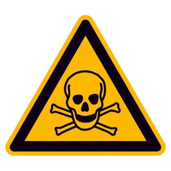 No Name - Indicator de avertizare folie SL 100mm, substante toxice [4044589020888]