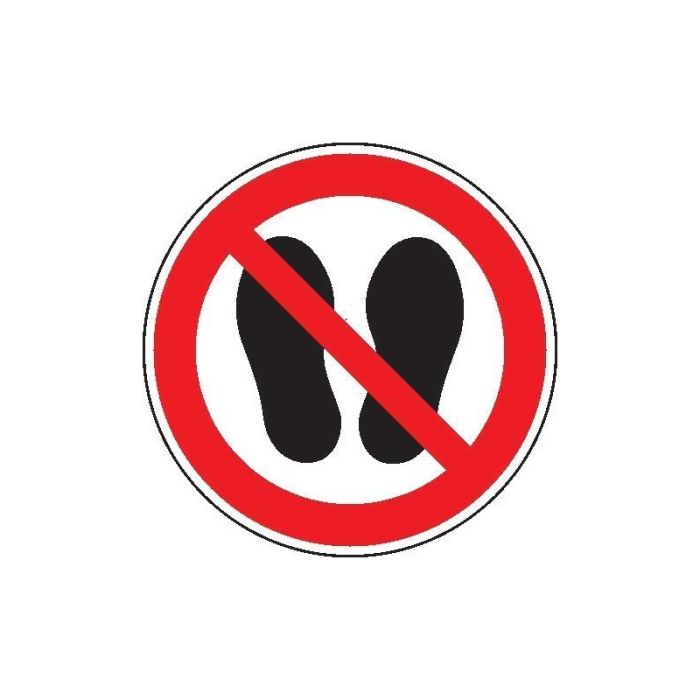 No Name - Indicator de interdictie, intrarea in zona este interzisa, hartie, 200mm [4044589118516]