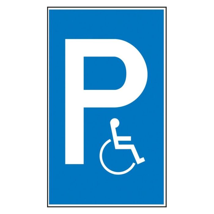 No Name - Indicator de parcare din aluminiu 400x600mm pentru persoane cu dizabilitati [4044589048110]