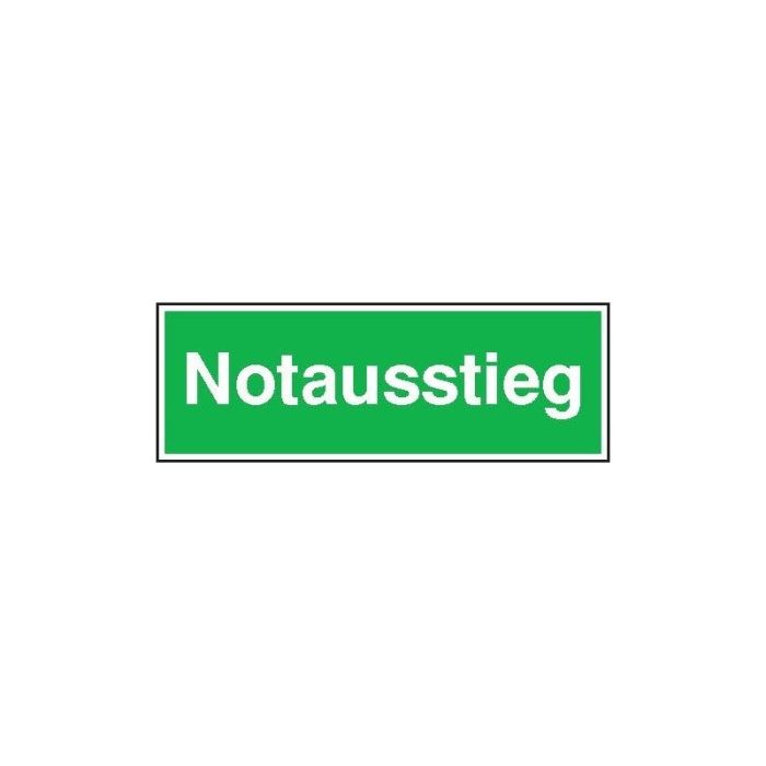 No Name - Indicator iesire de urgenta din aluminiu 300x105mm, fotoluminiscent [4044589054357]