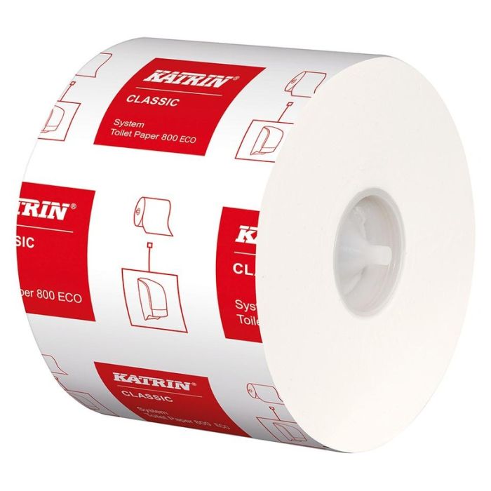 Servetel katrin classic toilet eco cu 2 straturi, alb [6414300103424]