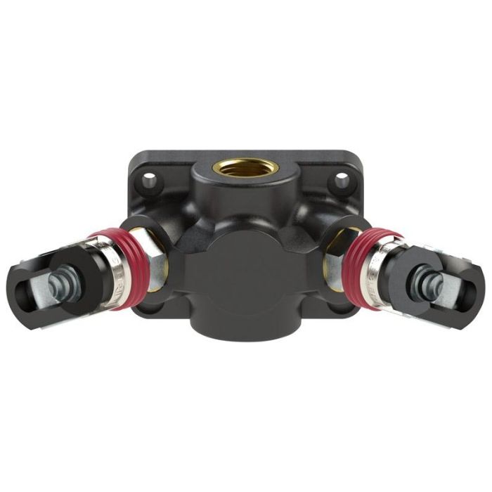 Riegler - Distribuitor aer comprimat 1x G1/2" la 3x cuplaj pivotant NW 7.2 [EVDSCH12-3]