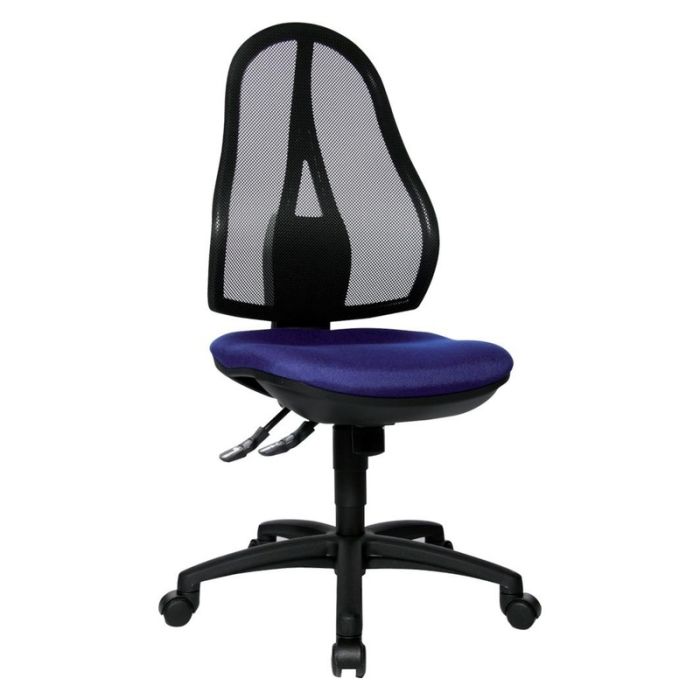 TOPSTAR - Husa scaun pivotant de birou open point albastru [OP200G26]