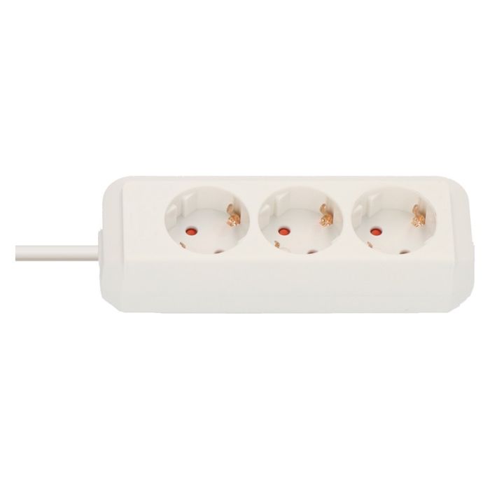 Brennenstuhl - Prelungitor cu 3 prize, alb, 3m [1158610030]