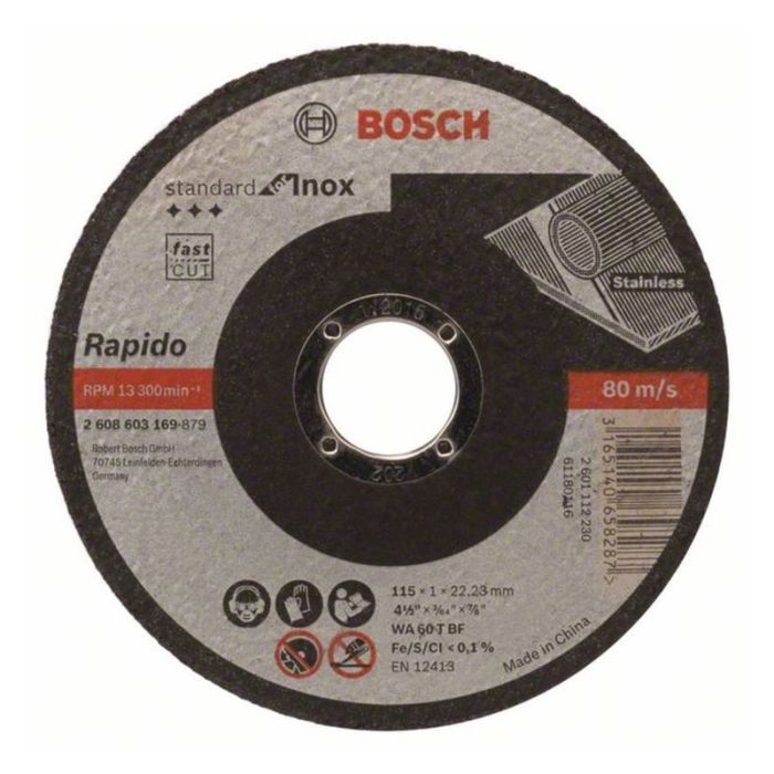 BOSCH - Disc taiere inox, 115x1mm [2608603169]