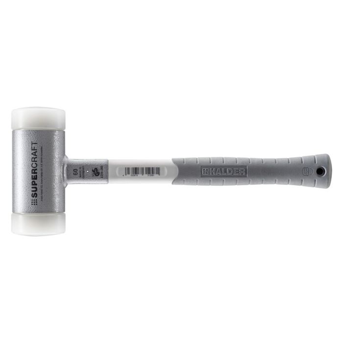Halder - Ciocan SUPERCRAFT cu capete moi forma ergonomica anti alunecare cu maner din trei componente, 60 mm [3399.060]