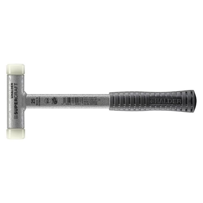 Halder - Ciocan SUPERCRAFT cu capete moi cu maner ergonomic din otel si manson anti alunecare, 25 mm [3377.025]