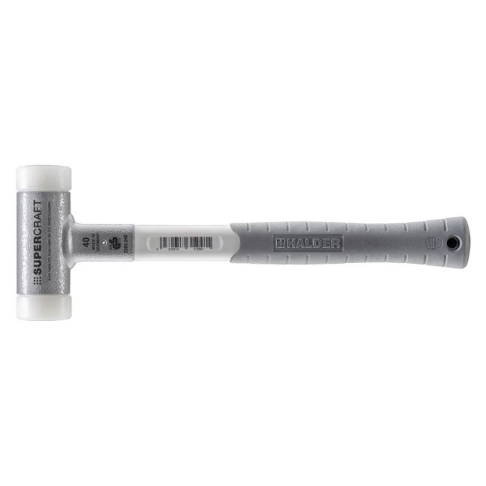 Halder - Ciocan SUPERCRAFT cu capete moi forma ergonomica anti alunecare cu maner din trei componente, 40 mm [3399.040]
