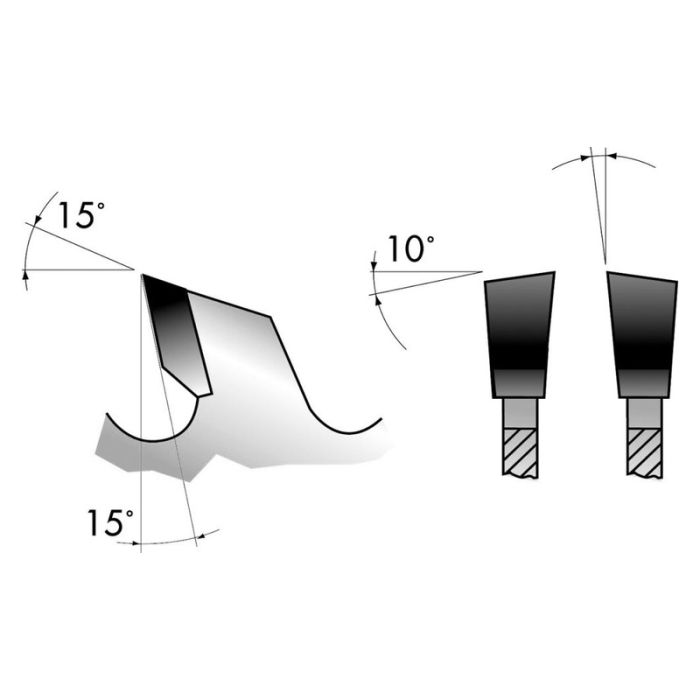 Panza fierastrau circular Forum, HW, 184x1.8x16mm, 18 dinti