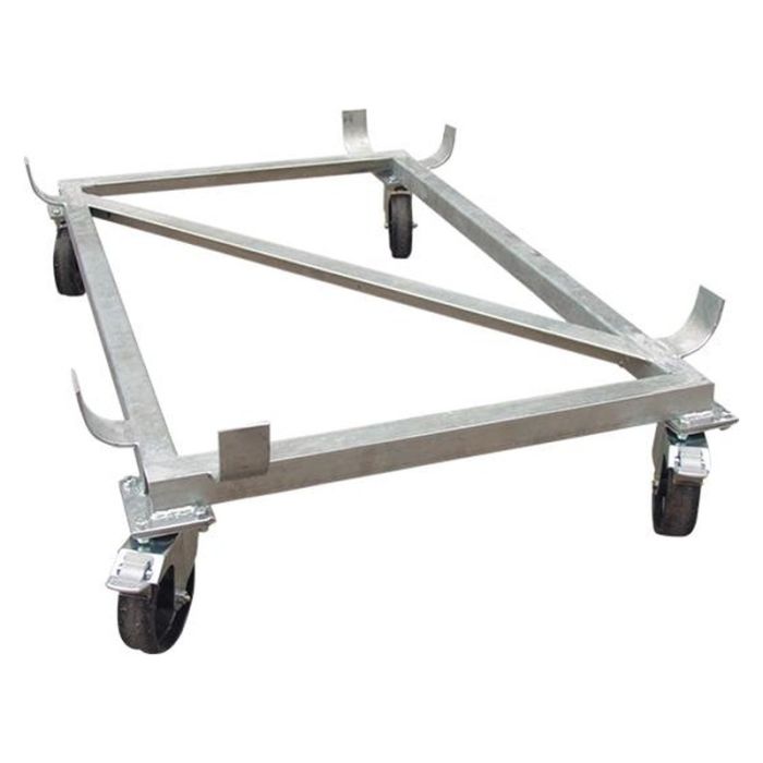 Cadru cu roti pivotante Cemo pentru recipient 1500L