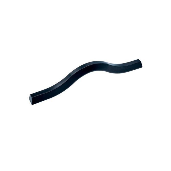 Maner metalic AK3474 distanta 128mm L-170mm negru mat ENERGO