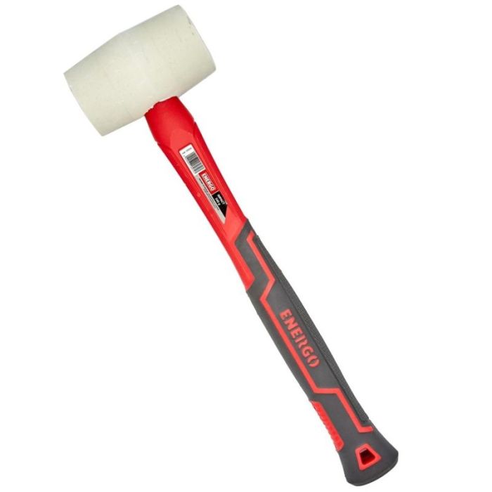 Ciocan cauciuc IMPACT 340 g alb maner fibra ENERGO