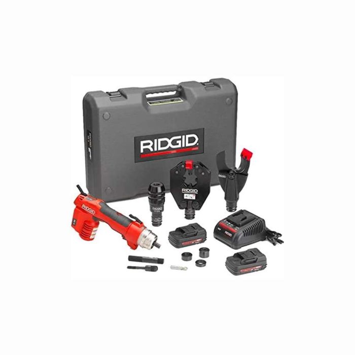 Dispozitiv electrohidraulic Ridgid pentru taiere perforare si sertizare fara matrita RE-60