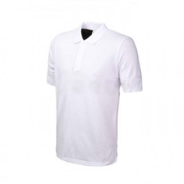 Tricou polo CONFORT marimea L alb bumbac 190g/mp ENERGO