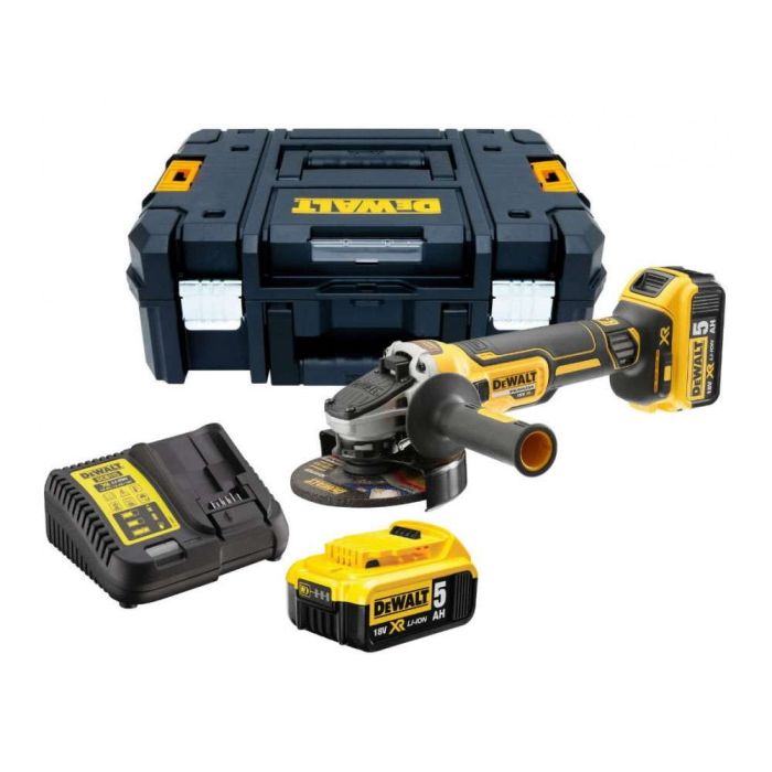 Polizor unghiular Dewalt DCG405P2, 125mm, cu acumulator