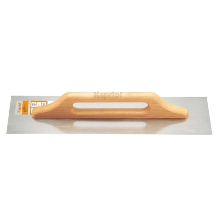 Gletiera Kapriol din inox cu maner lemn 12x50cm [KAP-23039]