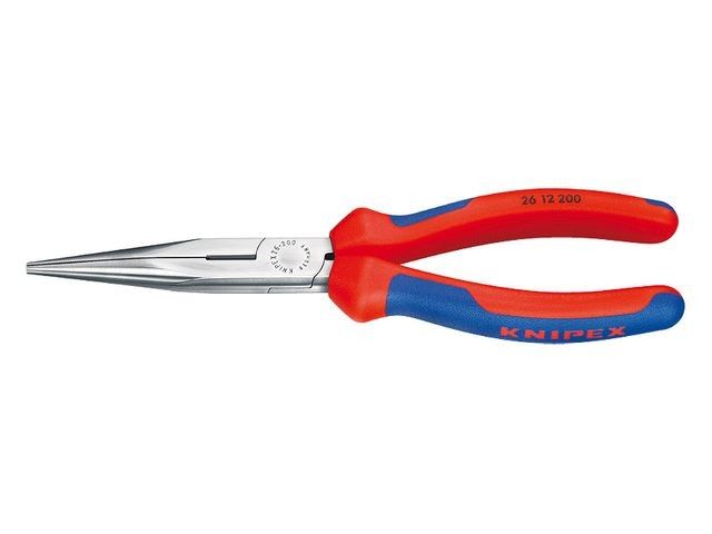 Cleste cu varf semirotund Knipex 200mm maner tricomponent