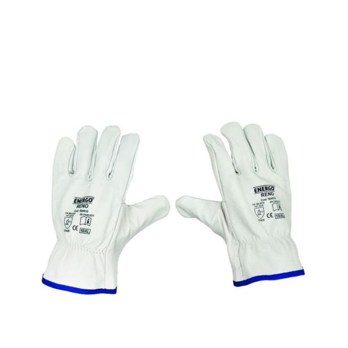 Manusi protectie RENO marimea 9 piele capra integral EN388-3143X ENERGO