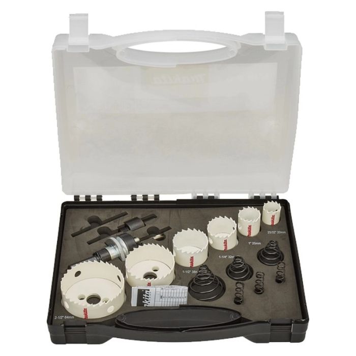 Makita - Set carote pentru electricieni, 6 piese, 20/25/32/38/51/64 [B-38679]