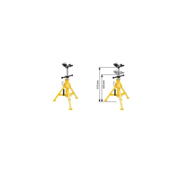 Suport pliabil pentru tevi Rems Herkules XL 1/4"- 12"