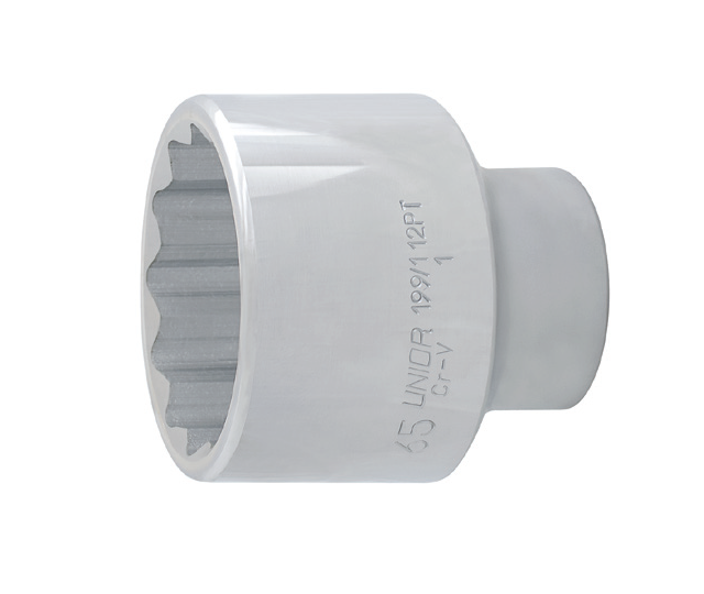 Cap cheie tubulara Unior, 12 laturi, 1", 65mm