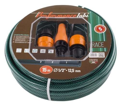 AlmaPlast - Furtun RACE, 1/2"-12.5mm, 15m + kit [00108120250]