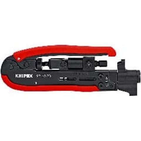 Cleste de sertizat Knipex mufe F BNC și RCA blister
