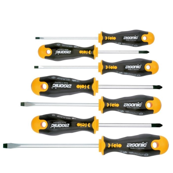 Felo - Set 7 surubelnite Ergonic 400 - 3.5/4/5.5/6.5; PH1-2; PZ2 [40097118]