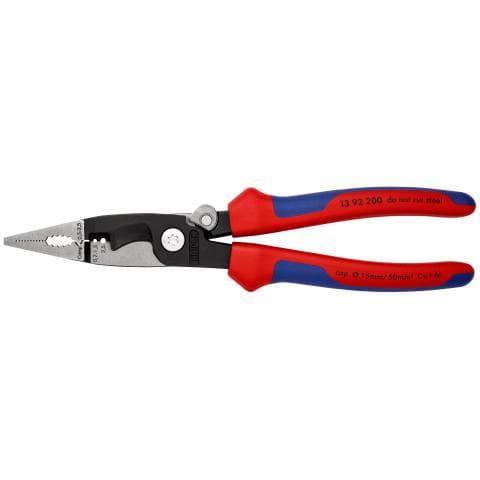 Clete multifunctional Knipex cu Maner bicomponent 200 mm blister