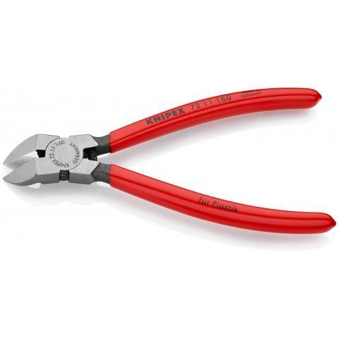 Cleste cu tais Knipex pentru plastic cu unghi de 45° 160 mm blister