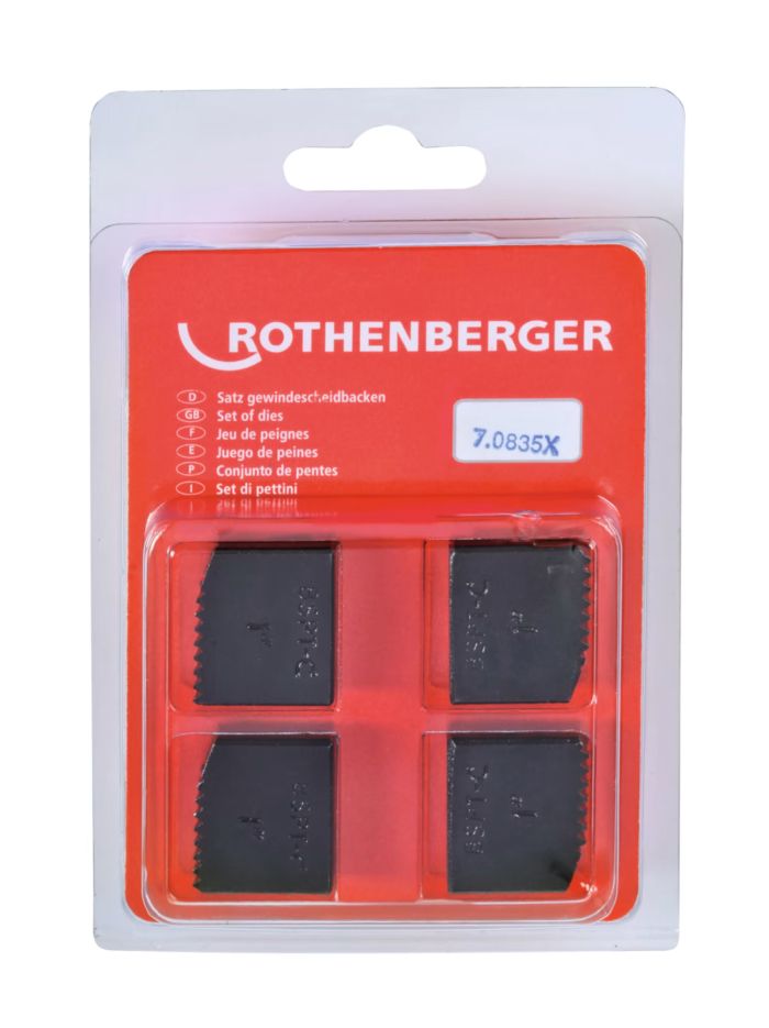 Set bacuri de filetare Rothenberger BSPT 1"
