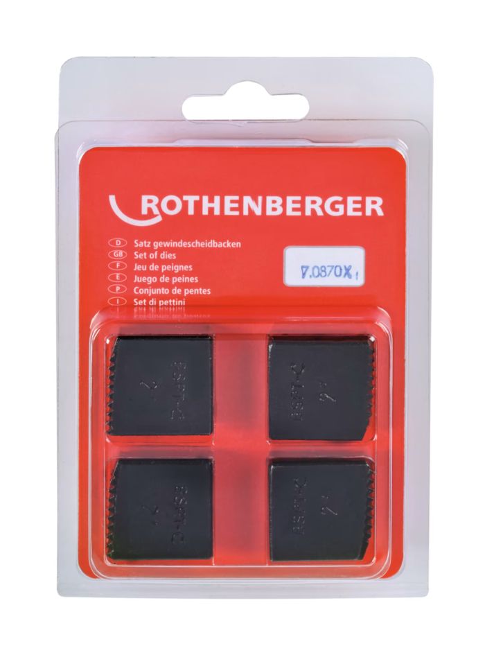 Set bacuri de filetare Rothenberger BSPT 2"