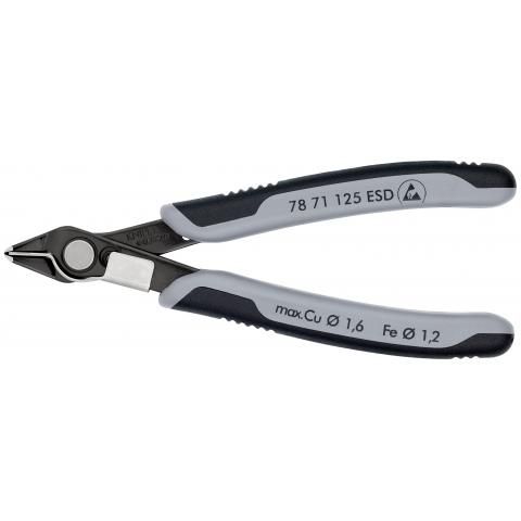 Cleste cu tais Knipex Super Knips 125 mm brunat ESD