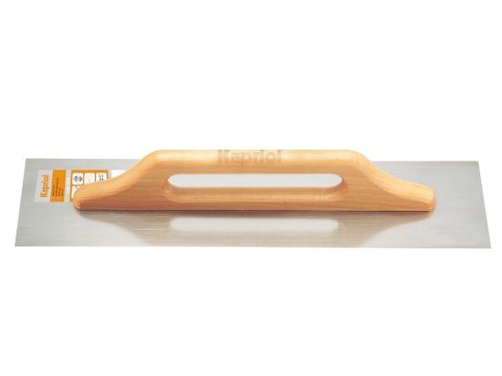 Gletiera Kapriol din inox cu maner lemn 14x50cm
