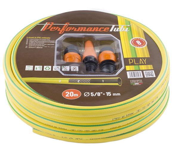 AlmaPlast - Furtun PLAY, 5/8"-15mm, 20m + KIT [00205150200]