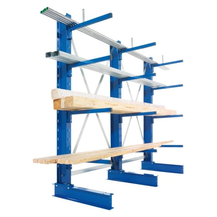 Raft cu console Meta MULTISTRONG M 2500x1030x500mm pe 1 parte