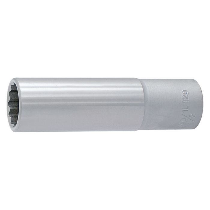 Cap cheie tubulara Unior, lunga, 1/2" cu 12 laturi, 10mm